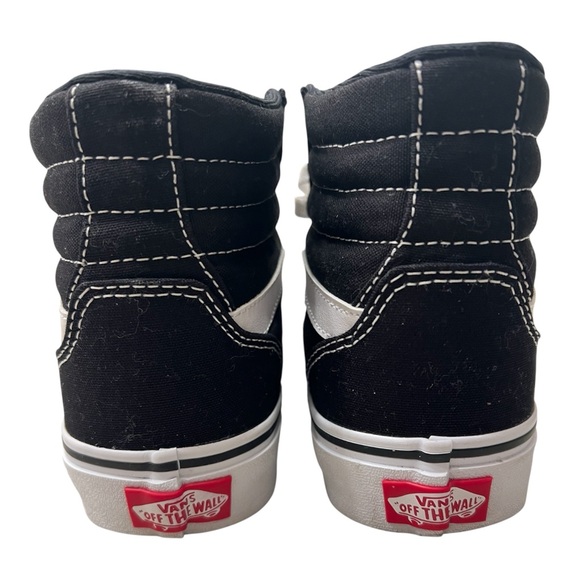 Vans Black and White High-Top Sneakers - Picture 6 of 10
